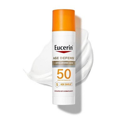 Eucerin Age Defense Face Sunscreen Lotion - SPF 50 - 2.5 fl oz *Exp.2/2026*