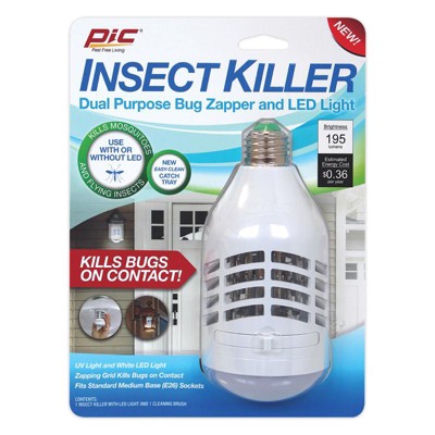 PIC Indoor and Outdoor Electric Insect Killer Replacement Bulb 855 sq ft 9W *Damaged Packaging*