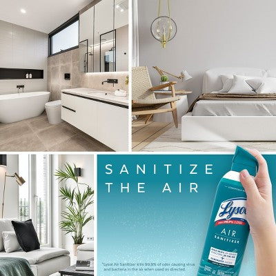 Lysol Air Sanitizer Spray - Simple Fresh - 10oz/2ct