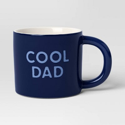 16oz Stoneware Cool Dad Mug Blue