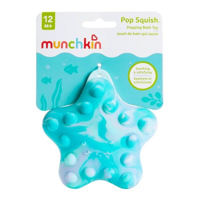 Munchkin Pop Squish Popping Mold-Free Sensory Baby Fidget Bath Toy Without Holes - Starfish
