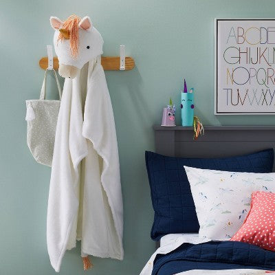 Unicorn Kids' Hooded Blanket - Pillowfort