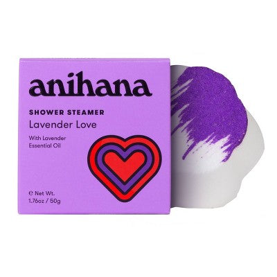 Anihana Aromatherapy Essential Oil Lavender Love Shower Steamer - 1.76 oz *Damaged Box*