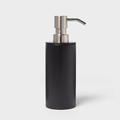 Metal Soap Pump Black - Threshold : Plastic & Iron, 15.2oz, Spot Clean, Gel Soap Compatible