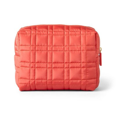 Sonia Kashuk  Loaf Travel Makeup Bag - Coral Quilted