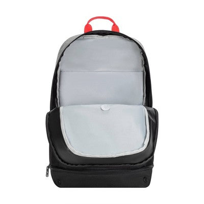 PUMA Kids' Eclipse 18.5 Inch Backpack - Gray/Black/Floral