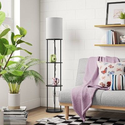 Shelf Lamp Black - Room Essentials