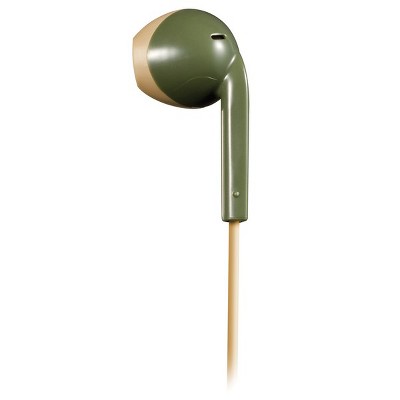 JVC Retro In-Ear Wired Earbuds with Microphone (Green)