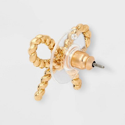 Simple Bow Earrings - A New Day  Gold