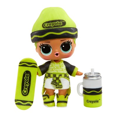 L.O.L. Surprise! Loves CRAYOLA Tots with Collectible Doll, 7 Surprises, Crayola Dolls