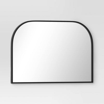 36 x 24 Inch Over the Mantel Mirror Black - Threshold