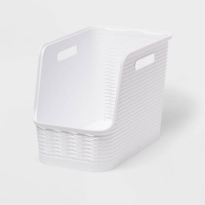 Wave Narrow Open Front White - Brightroom