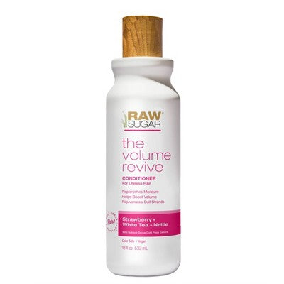 Raw Sugar The Volume Revive Conditioner - Strawberry + White Tea + Nettle - 18 fl oz