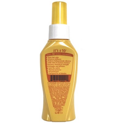 It's a 10 Miracle Leave-In For Blondes Conditioner - 4 fl oz *Missing Lid*