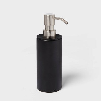 Metal Soap Pump Black - Threshold : Plastic & Iron, 15.2oz, Spot Clean, Gel Soap Compatible