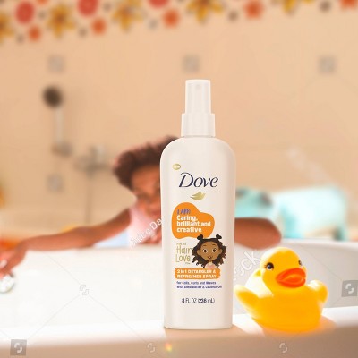 Dove Beauty Kids' 2-in-1 Detangler & Refresher Spray for Coils, Curls & Waves - 8 fl oz
