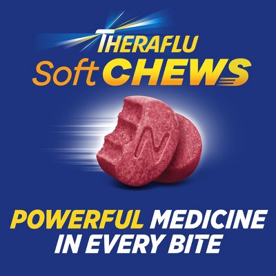 Theraflu Severe Cold Relief Nighttime Soft Chews - Apple Cinnamon - 20ct *Exp 2026/05*