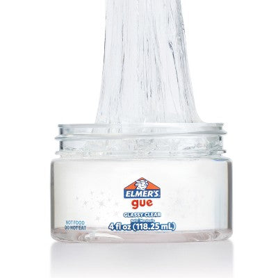 Elmer's Gue Glassy Clear Premade Slime 4oz *Damaged Package*