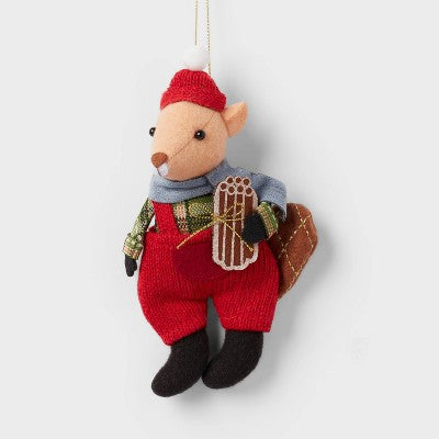Fabric Beaver Christmas Tree Ornament - Wondershop