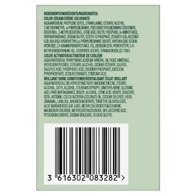 Natural Instincts Clairol Demi-Permanent Hair Color - 2SB - Soft Black *Open/Damaged Box All Contents Intact*