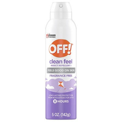 OFF! Clean Feel Mosquito Repellent Bug Spray - 5oz *Damaged Bottle*