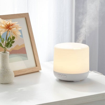 Small 120ml White Diffuser - Room Essentials : Ultrasonic Aroma Diffusion, 4-Hour Run Time