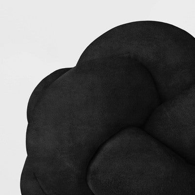 Shaped Knot Pillow Black - Room Essentials