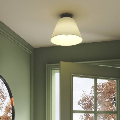 Flush Mount Simple Classics Collection Ceiling Light White