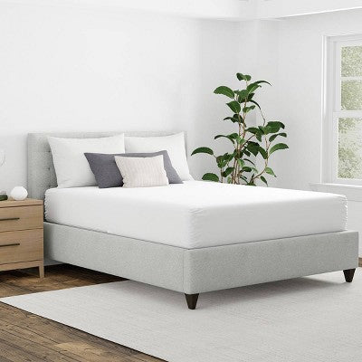 Allerease Queen Maximum Waterproof Allergy and Bedbug Protection Zippered Mattress Protector: Hypoallergenic, Twill Fabric *Minor Box Damage*