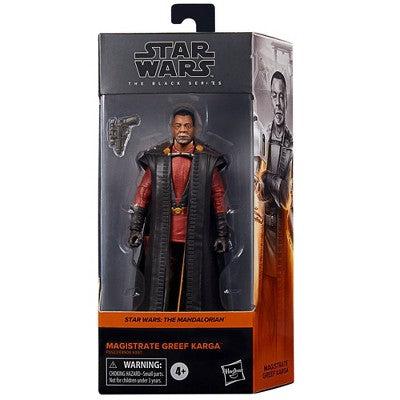 Star Wars The Black Series Magistrate Greef Karga Action Figure *Damaged Box