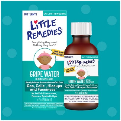 Little Remedies Gripe Water for Baby Gas Colic or Hiccups - 4 fl oz **Exp 2026/11**