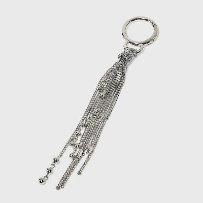 Chain Fringe Dangle Bag Charm - Universal Thread  Silver