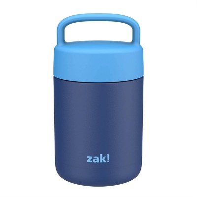 Zak Designs 12oz Stainless Steel Food Container - Dark Blue