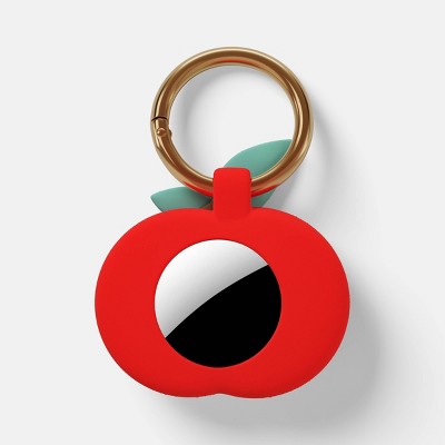 Apple AirTag Keychain - heyday Cherries Red: Silicone