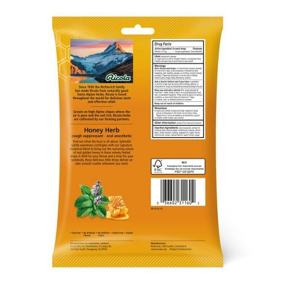 Ricola Cough Drops - Honey Herb - 45ct *Exp 3/10/28*