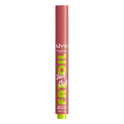 NYX Professional Makeup Fat Oil Slick Click Tinted Lip Balm - Caption This - 0.07oz