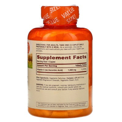 Sundown Naturals Vitamin C 1,000 mg - 300 ct *Exp 12/2025*