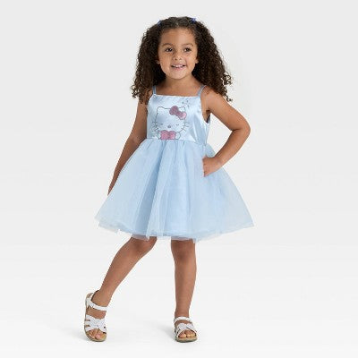Girls' 4T - Hello Kitty Tulle Dress - Blue