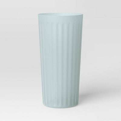 Plastic Tall Tumbler Mint Ribbed 26 oz - Room Essentials