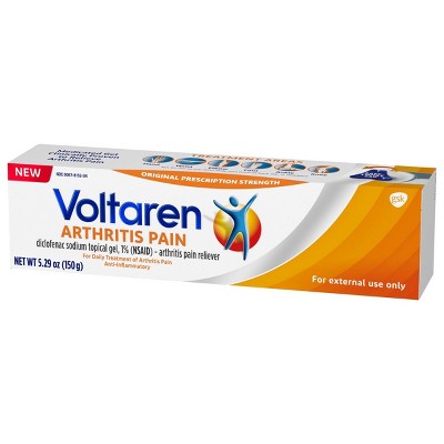Voltaren Diclofenac Sodium Topical Arthritis Pain Relief Gel Tube - 5.3 oz *Exp 12/2027*