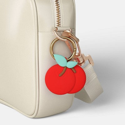 Apple AirTag Keychain - heyday Cherries Red: Silicone