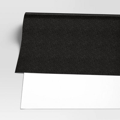 20 sq ft Glittered Christmas Gift Wrap Black - Wondershop
