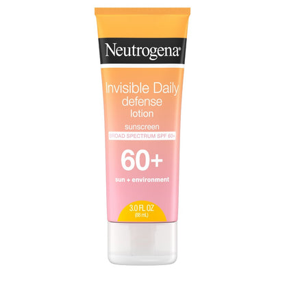 Neutrogena Invisible Daily Defense Sunscreen Lotion - SPF 60 - 3 fl oz (Exp: 09/26)