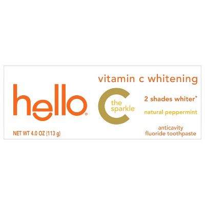 hello Vitamin C Whitening Toothpaste - 4oz *Exp 3/27*