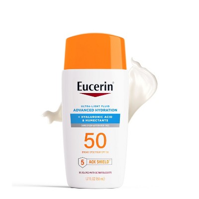 Eucerin Sun Advanced Hydration Face Lotion - SPF 50 - 1.7 fl oz *Exp 08/2026* *Damaged Box*