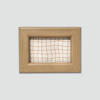 Harbortown 4pk 2x3 Soft Linear Profile Mini Picture Frames - Natural