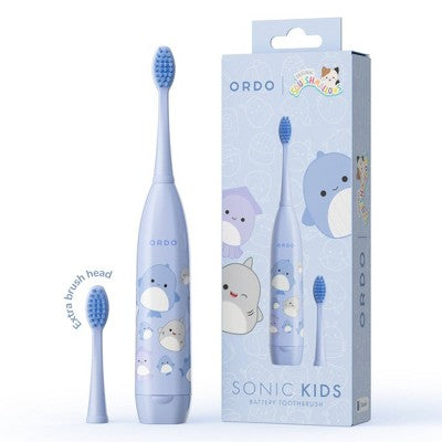 ORDO Sonic Kids' Battery Toothbrush - Squishmallows Samir - Blue