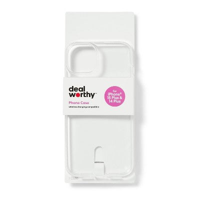 Apple iPhone 15 Plus/iPhone 14 Plus Case - Dealworthy - Clear