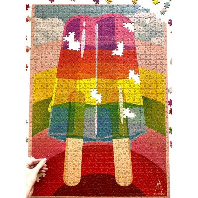 de.bored Rainbow Popsicle Jigsaw Puzzle - 1000pc