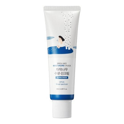 Round Lab, Birch Juice Moisturizing UVLock Sunscreen, SPF 45, 1.69 Fl Oz (50 Ml) *Exp 2/23/27*